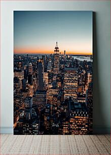 Πίνακας, Cityscape of New York Αστικό τοπίο της Νέας Υόρκης