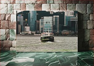 Πίνακας, Cityscape with Ferry Αστικό τοπίο με πορθμείο