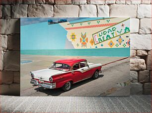 Πίνακας, Classic Car by Colorful Mural Classic Car by Colorful Mural