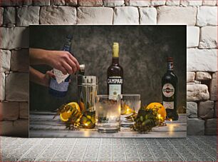 Πίνακας, Classic Cocktail Preparation Κλασική προετοιμασία κοκτέιλ