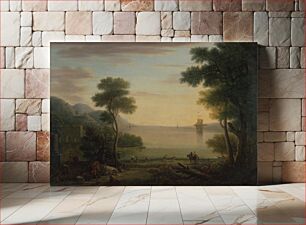 Πίνακας, Classical Landscape with Figures and Animals: Sunset