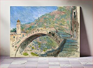 Πίνακας, Claude Monet's Bridge at Dolceacqua (1884)