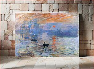 Πίνακας, Claude Monet's Impression, Sunrise (1872)