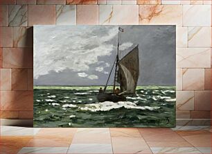 Πίνακας, Claude Monet's Seascape, Storm (1866)