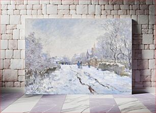 Πίνακας, Claude Monet's Snow at Argenteuil (1874–1875)