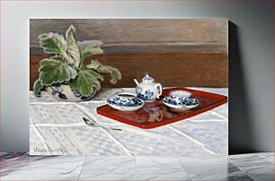 Πίνακας, Claude Monet's Still Life, Tea Service (1872)