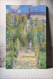 Πίνακας, Claude Monet's The Artist's Garden at Vétheuil (1881)