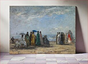 Πίνακας, Claude Monet's The Beach at Trouville