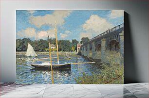 Πίνακας, Claude Monet's The Bridge at Argenteuil (1874)