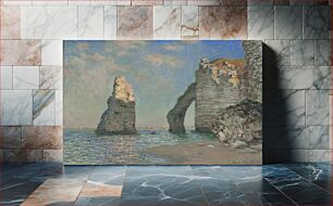 Πίνακας, Claude Monet's The Cliffs at Étretat (1885)