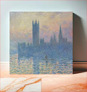 Πίνακας, Claude Monet's The Houses of Parliament, Sunset (1903)