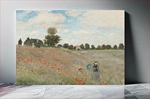 Πίνακας, Claude Monet's The Poppy Field near Argenteuil (1873)