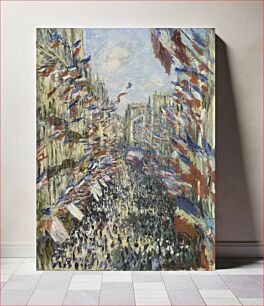 Πίνακας, Claude Monet's The Rue Montorgueil in Paris (1878)
