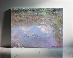 Πίνακας, Claude Monet's The Water Lily Pond (Clouds) (1903)