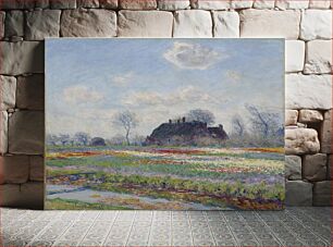 Πίνακας, Claude Monet's Tulip Fields at Sassenheim, (1886)