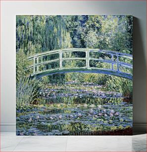 Πίνακας, Claude Monet's Water Lilies and Japanese Bridge (1899)