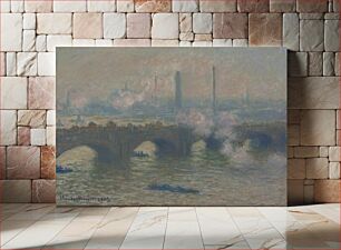 Πίνακας, Claude Monet's Waterloo Bridge, Gray Day (1903)