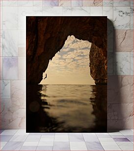 Πίνακας, Cliff Diver Under an Arch Cliff Diver Under an Arch