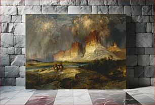 Πίνακας, Cliffs of the Upper Colorado River, Wyoming Territory, Thomas Moran