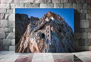 Πίνακας, Cliffside Building at Porta Flavia Κτήριο Cliffside στην Porta Flavia