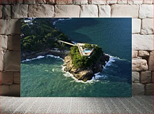 Πίνακας, Cliffside Pool Overlooking The Sea Πισίνα Cliffside με θέα στη Θάλασσα