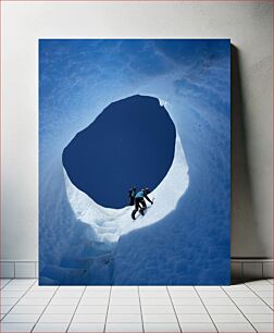 Πίνακας, Climbers in the Ice Cave Ορειβάτες στο σπήλαιο του πάγου