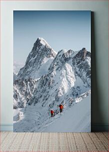 Πίνακας, Climbers on Snowy Mountains Ορειβάτες στα χιονισμένα βουνά