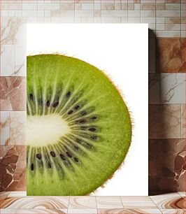 Πίνακας, Close-Up of a Kiwi Fruit Κοντινό πλάνο ενός φρούτου ακτινιδίου