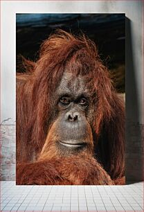 Πίνακας, Close-up of an Orangutan Κοντινό πλάνο ενός ουρακοτάγκου