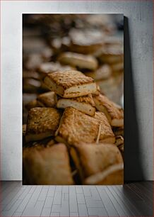 Πίνακας, Close-up of Baked Biscuits Κοντινό πλάνο ψημένων μπισκότων