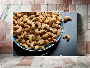 Πίνακας, Close-up of Cashew Nuts Κοντινό πλάνο με καρύδια ανακαρδιοειδών