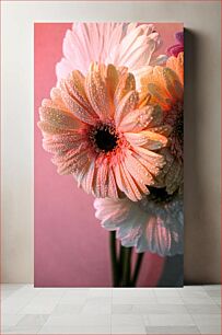 Πίνακας, Close-up of Dewy Flowers Κοντινό πλάνο του Dewy Flowers