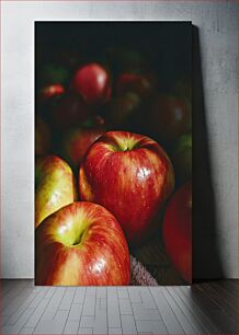 Πίνακας, Close-Up of Fresh Apples Κοντινό πλάνο των φρέσκων μήλων