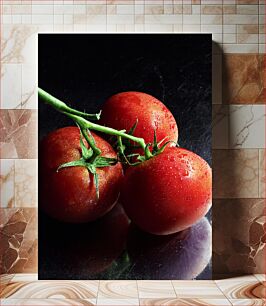 Πίνακας, Close-up of Fresh Tomatoes Κοντινό πλάνο με φρέσκες ντομάτες