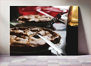 Πίνακας, Close-up of Freshly Baked Pies Κοντινό πλάνο από φρεσκοψημένες πίτες
