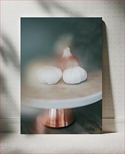Πίνακας, Close-Up of Garlic Bulbs Κοντινό πλάνο βολβών σκόρδου