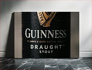 Πίνακας, Close-up of Guinness Draught Stout Can Κοντινό πλάνο του Guinness Draft Stout Can