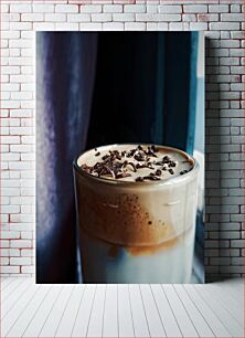 Πίνακας, Close-up of Iced Coffee Κοντινό πλάνο του παγωμένου καφέ