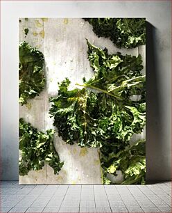 Πίνακας, Close-up of Kale Chips Κοντινό πλάνο του Kale Chips