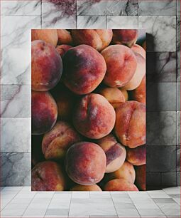 Πίνακας, Close-up of Peaches Κοντινό πλάνο των ροδάκινων