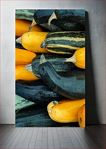 Πίνακας, Close-up of Squash and Zucchini Κοντινό πλάνο με κολοκυθάκια και κολοκυθάκια