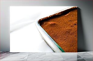 Πίνακας, Close-Up of Tiramisu Dessert Κοντινό πλάνο του επιδόρπιου Τιραμισού