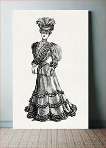 Πίνακας, Clothing For Ladies (1906) drawing
