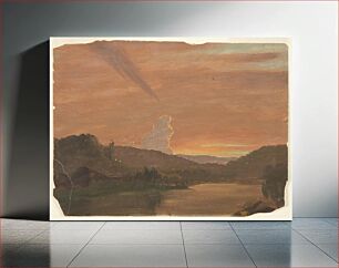 Πίνακας, Cloud study at sunset by Frederic Edwin Church, American, 1826–1900