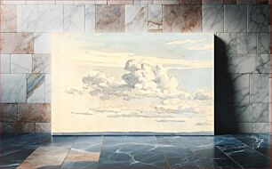 Πίνακας, Cloud study by Martinus Rørbye