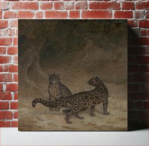 Πίνακας, Clouded Leopards (ca. 1825) by Jacques–Laurent Agasse