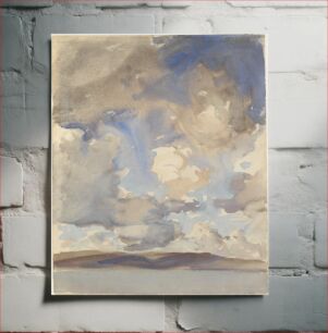 Πίνακας, Clouds (1897) by John Singer Sargent