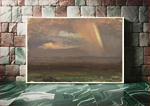 Πίνακας, Clouds and Rainbow, Jamaica, Frederic Edwin Church