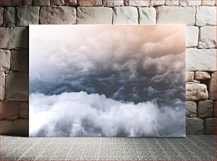 Πίνακας, Cloudy Sky at Dusk Συννεφιασμένος ουρανός το σούρουπο