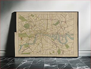 Πίνακας, Clue plan for Collins' illustrated guide to London